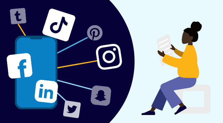 social media for small business guide illustration