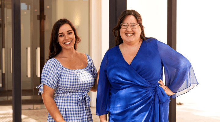 Co-Founders of EmpowerUp Marketing, Aria Schulz and Clare Hewitt